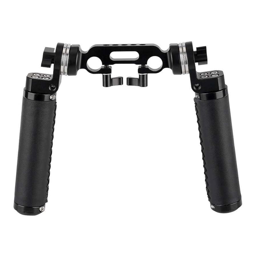(未使用･未開封品)　camvate DSLRハンドルグリップwithロッドクランプfor 15?mmロッドリグレールサポートカメラ三脚(1ペア) df5ndr3 Amazon | NICEYRIG ロゼットハンドルグリップ（2本セット